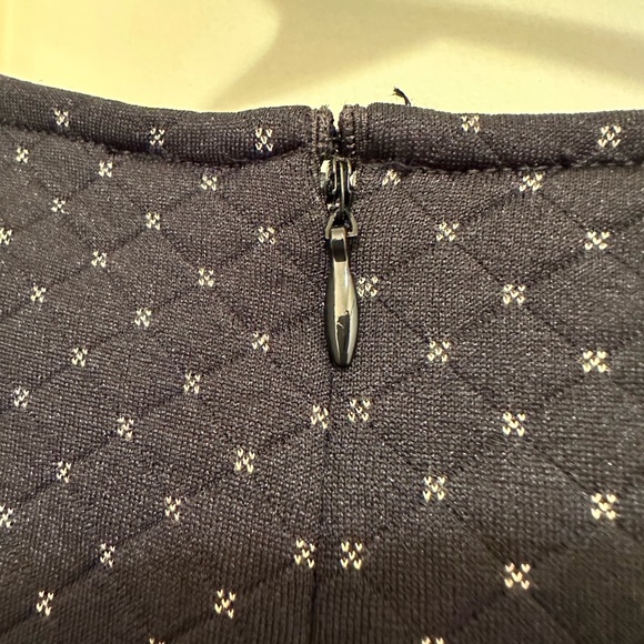 Ann Taylor NWT short sleeved black polka dot dress. Size 10 Petite. - Picture 6 of 6